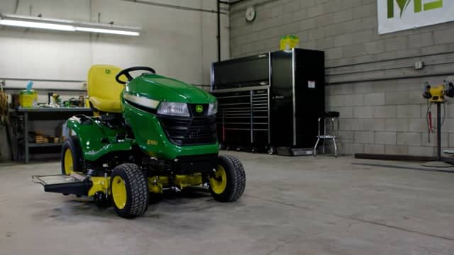 How to Remove & Install a Mower Deck on John Deere X300/X500 Series thumbnail photo