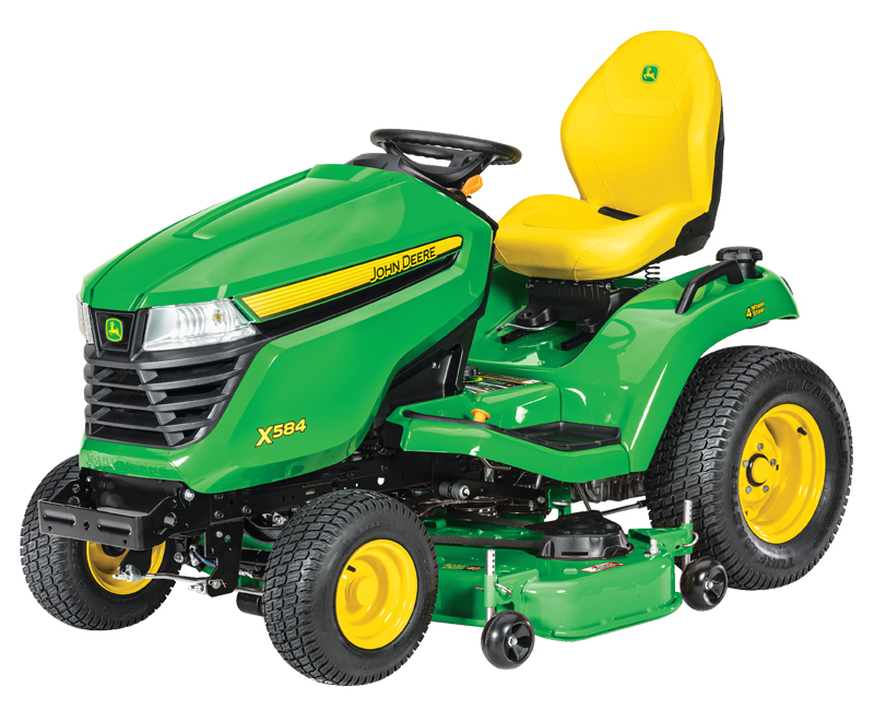 John Deere X584 4-Wheel Steer Riding Lawn Tractor