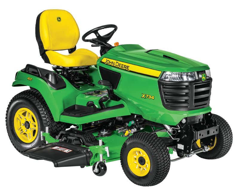 John Deere X734 Four-Wheel Steer