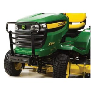 Front brush guard on a tractor
