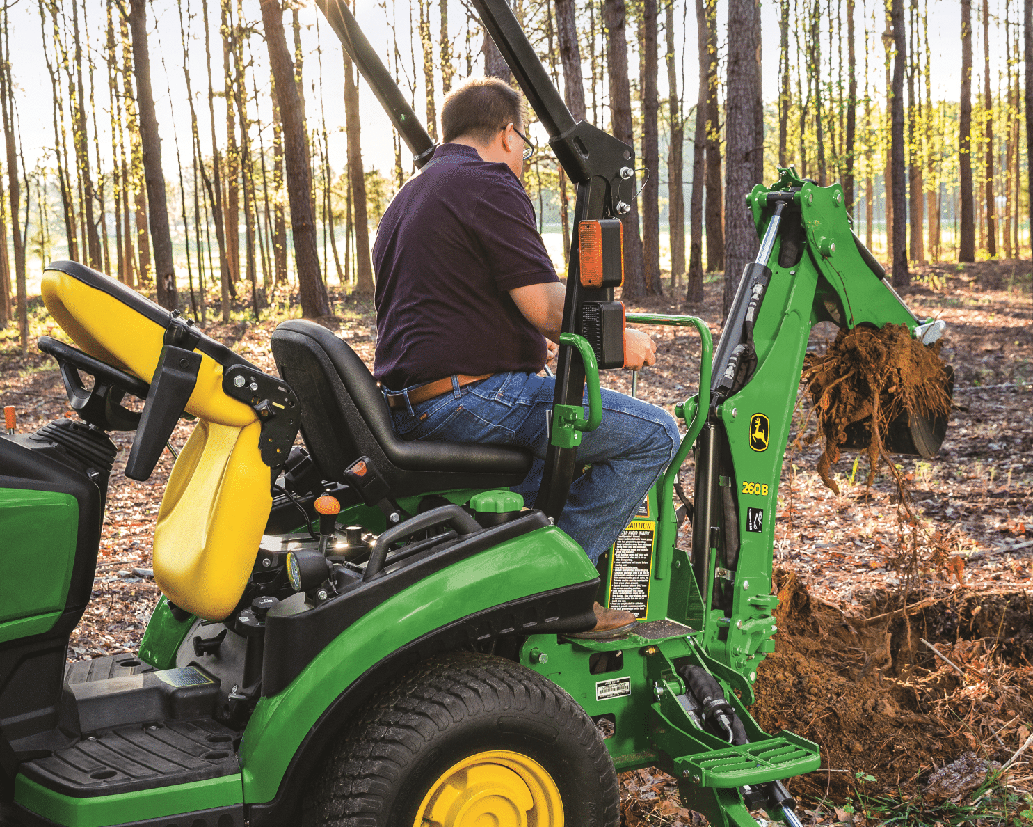 John Deere 1025r Compact Tractor With Loader And Backhoe Minnesota