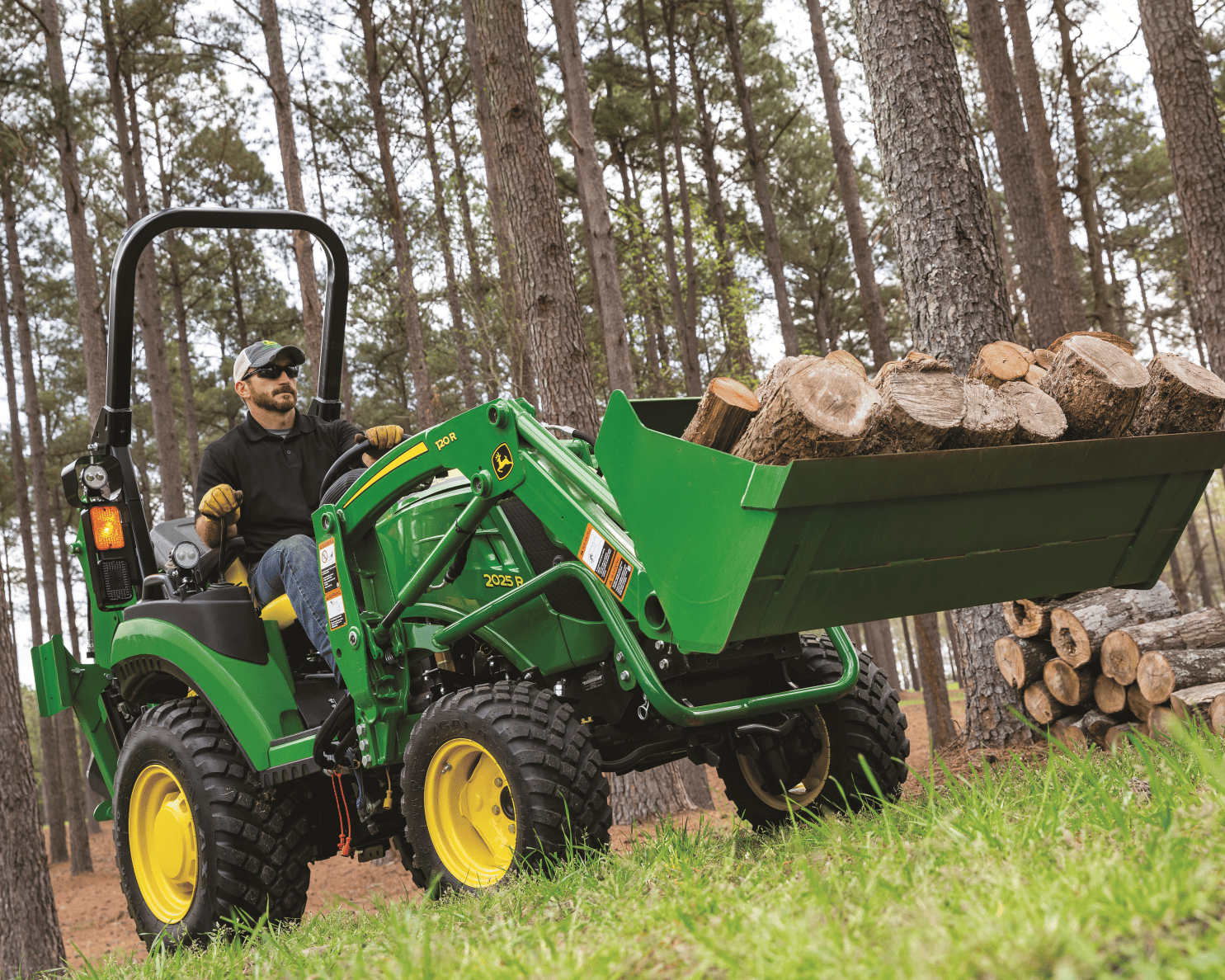 John Deere 2025R Package with Loader and Backhoe Minnesota Equipment