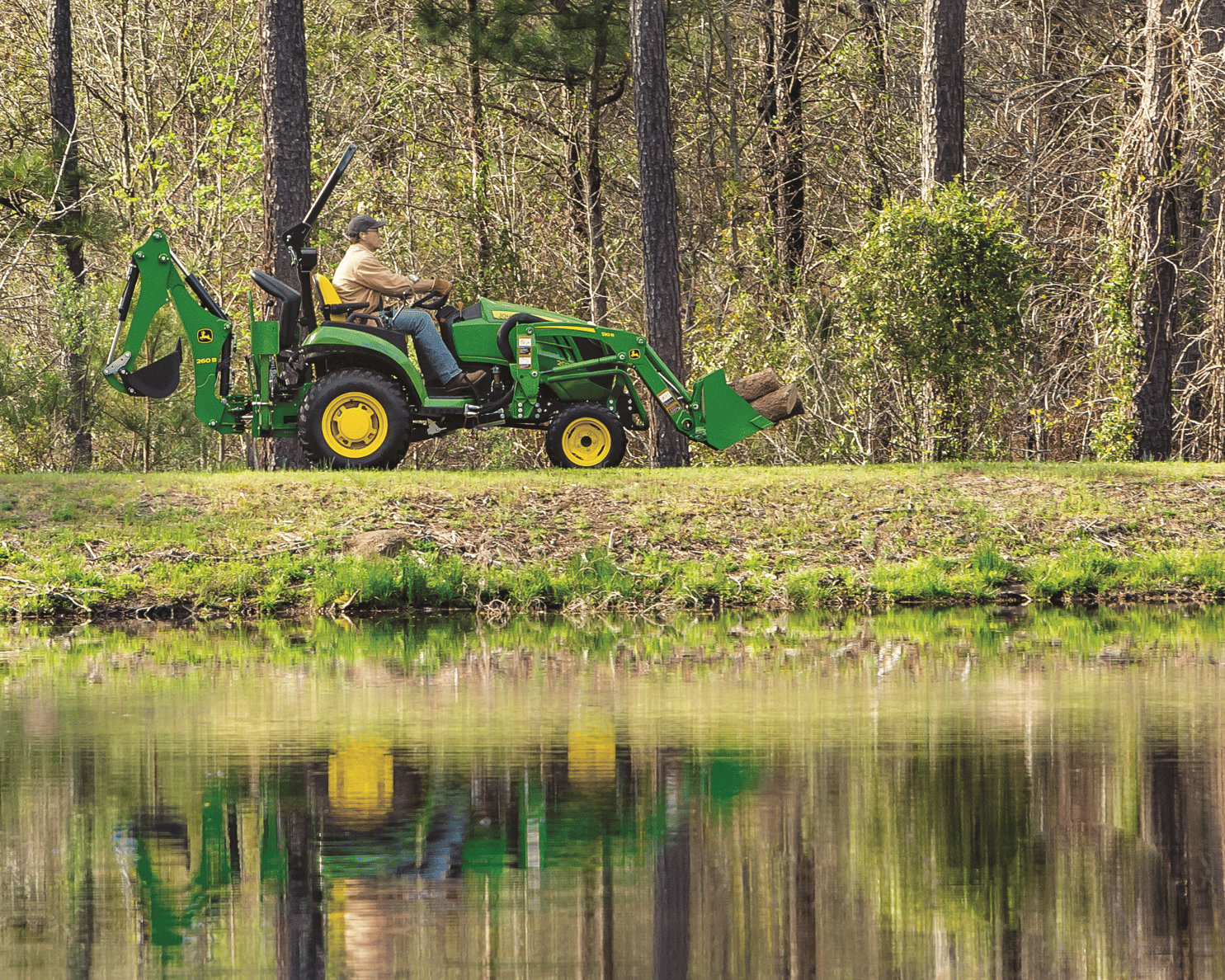 John Deere 2025R Package with Loader and Backhoe Minnesota Equipment