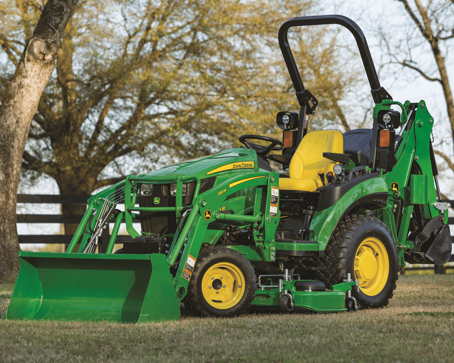 John Deere 2025R Package with Loader and Backhoe Minnesota Equipment