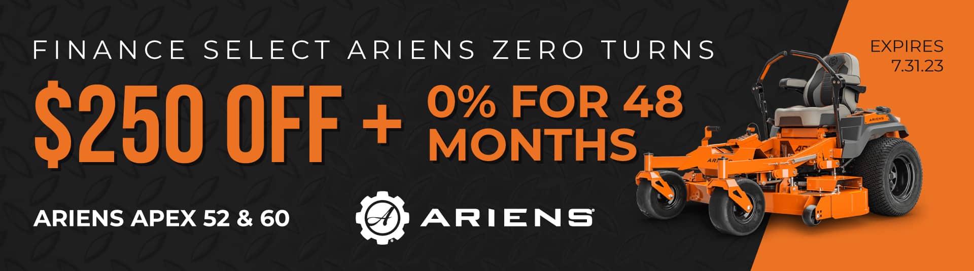 Ariens discount apex 48