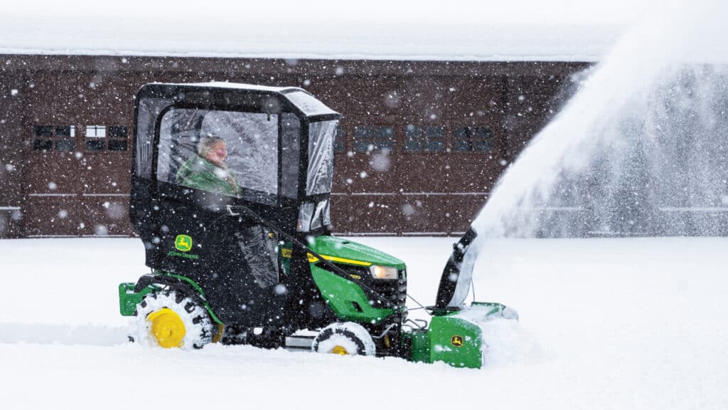 How To Convert Your Lawn Tractor to a Snowblower thumbnail photo