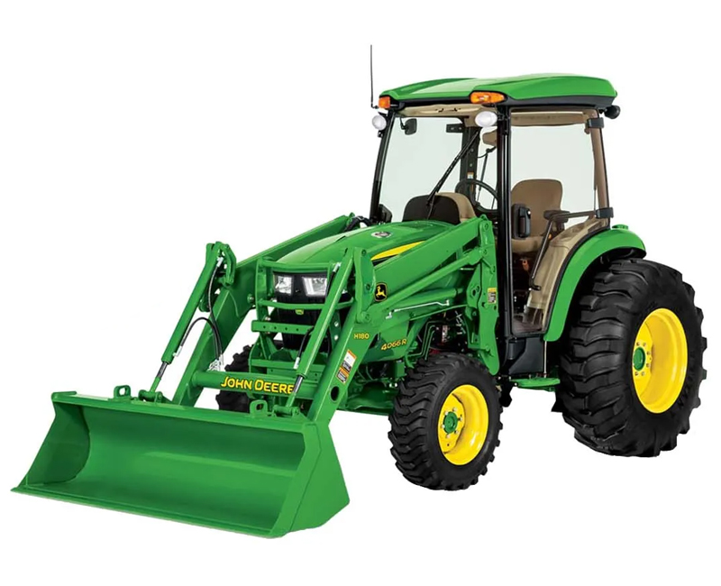 John Deere 4044R with Cab and Loader
