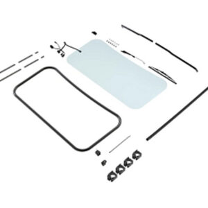 Glass Windshield with Wiper